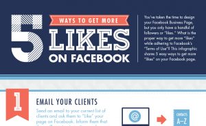 5 Ways to Get More Likes on Facebook Infographic